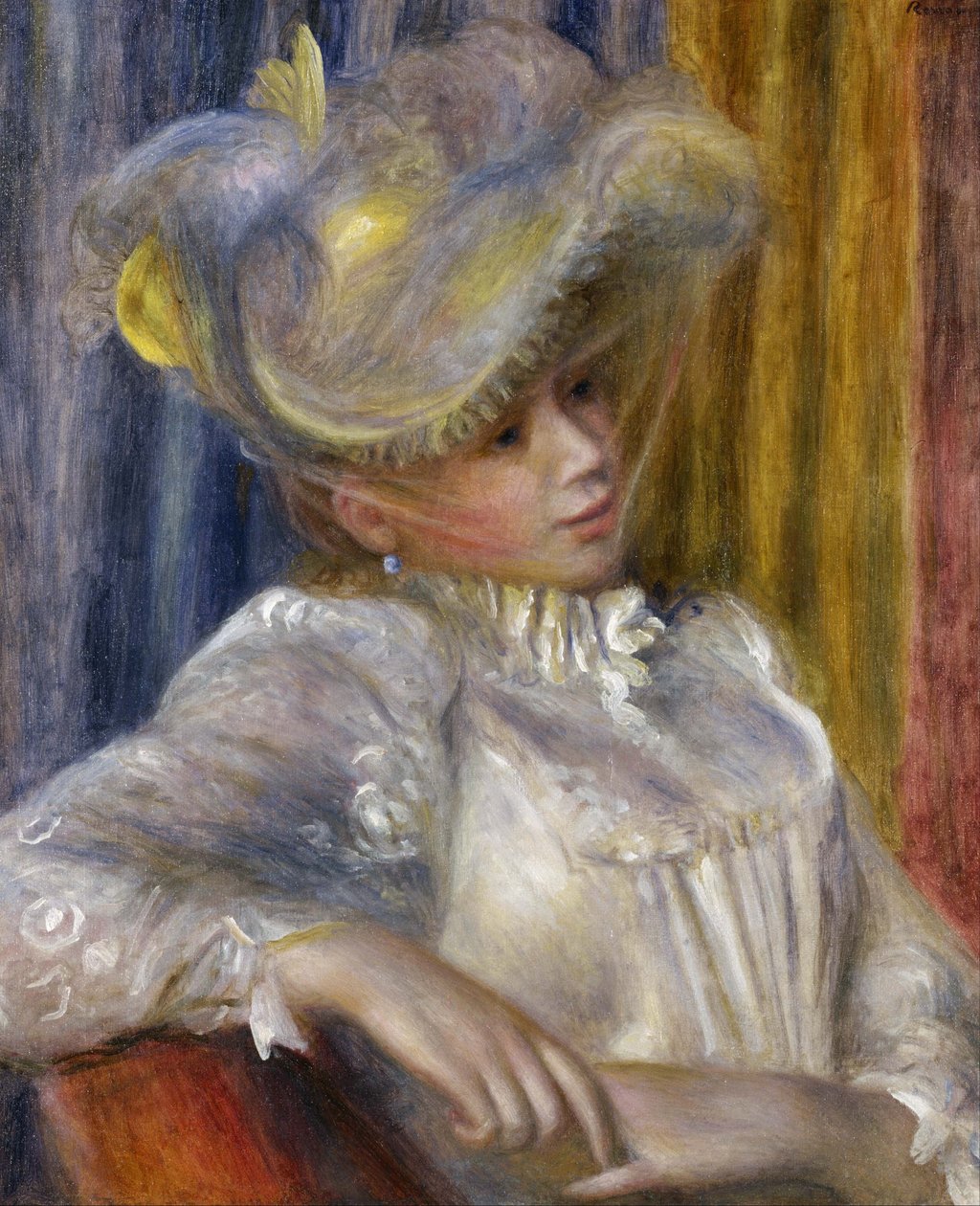 Femme au chapeau - Pierre-Auguste Renoir