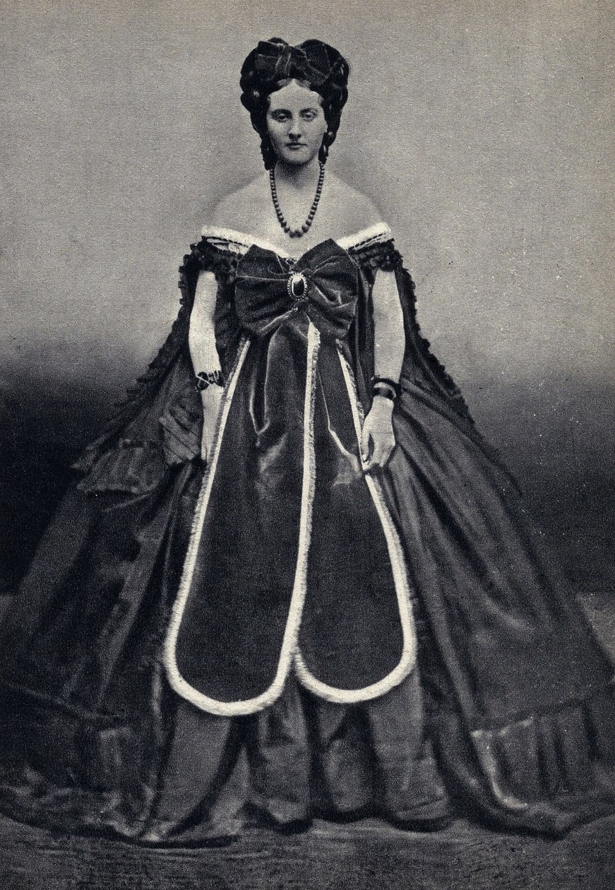 Portrait de la « demi-mondaine », la Castiglione par Pierson. Photographie, fin du 19e siècle - Pierre Louis Pierson