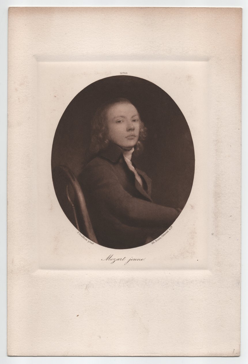 Mozart jeune (vers 1900, illustration) - Pierre Paul Prud