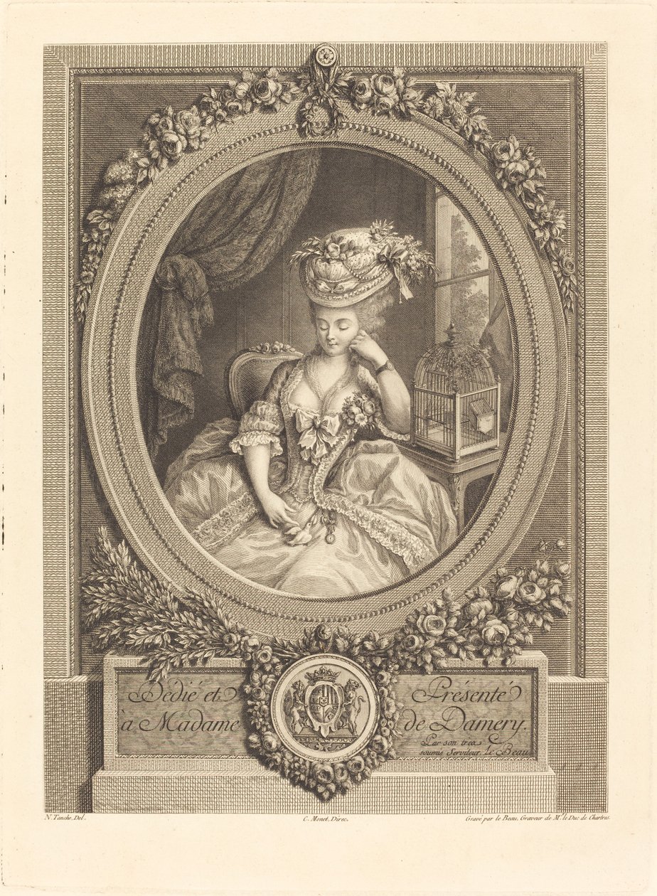 Les désirs naissants - Pierre Adrien Le Beau after Nicolas Tanché