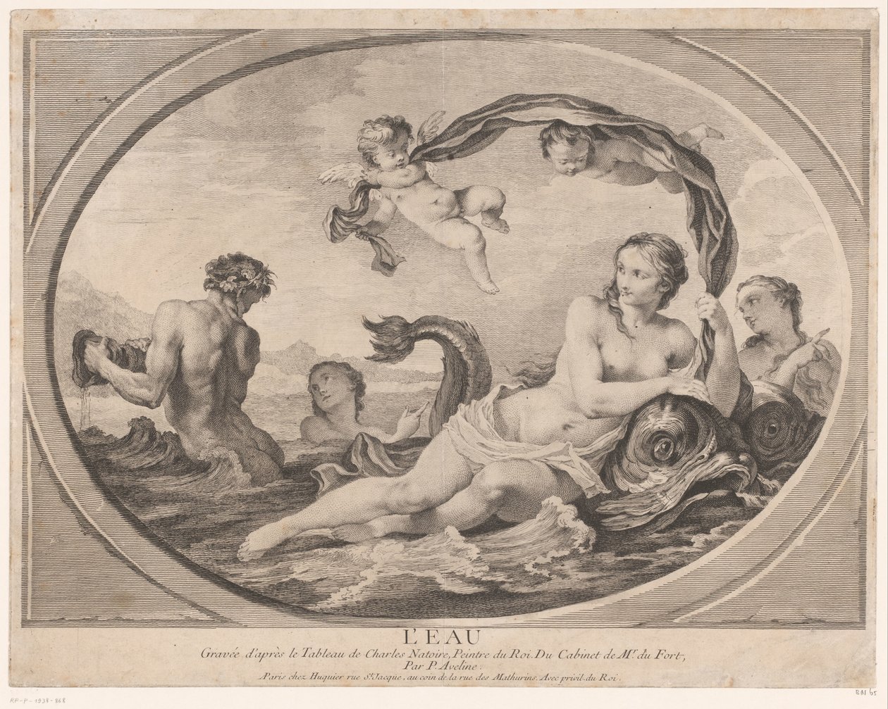 Allégorie avec Amphitrite - Pierre Alexandre Aveline