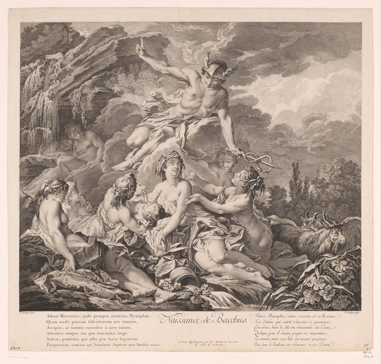 Naissance de Bacchus - Pierre Alexandre Aveline