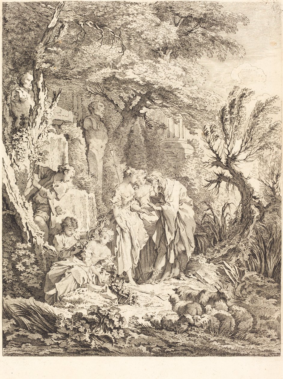 La Bonne Aventure, 1738 - Pierre Alexandre Aveline