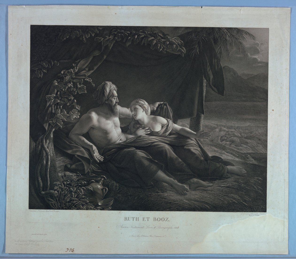 Ruth et Boaz - Pierre Alexandre Tardieu