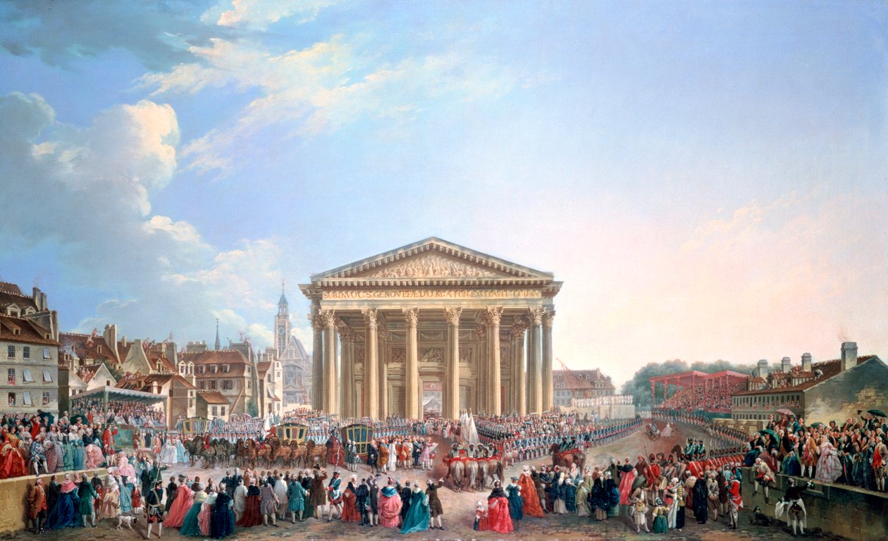 Cérémonie à la nouvelle église de Sainte-Geneviève, 1765 - Pierre Antoine de Machy
