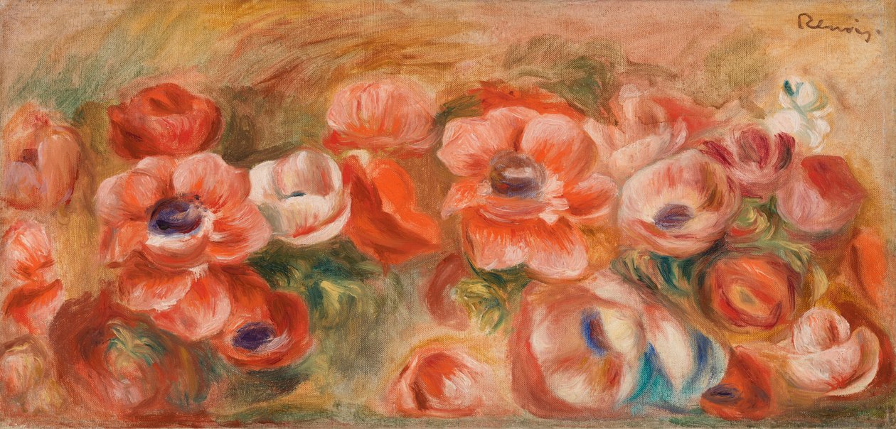 Anémones - Pierre-Auguste Renoir