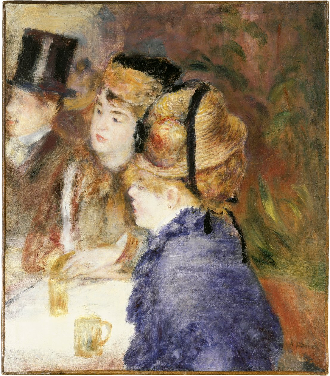 Au Café - Pierre Auguste Renoir