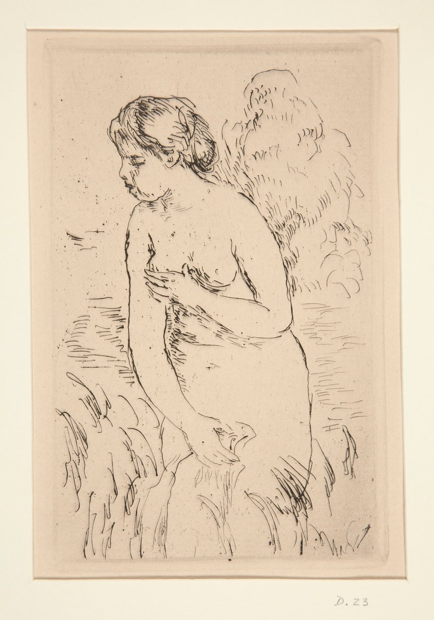 Baigneuse debout, à mi-jambes - Pierre Auguste Renoir