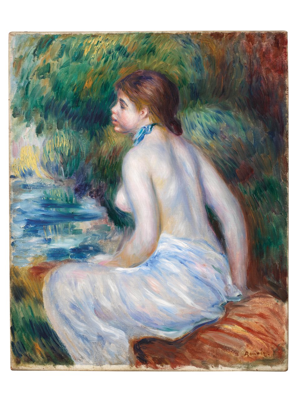 Baigneur assis, 1890 - Pierre Auguste Renoir