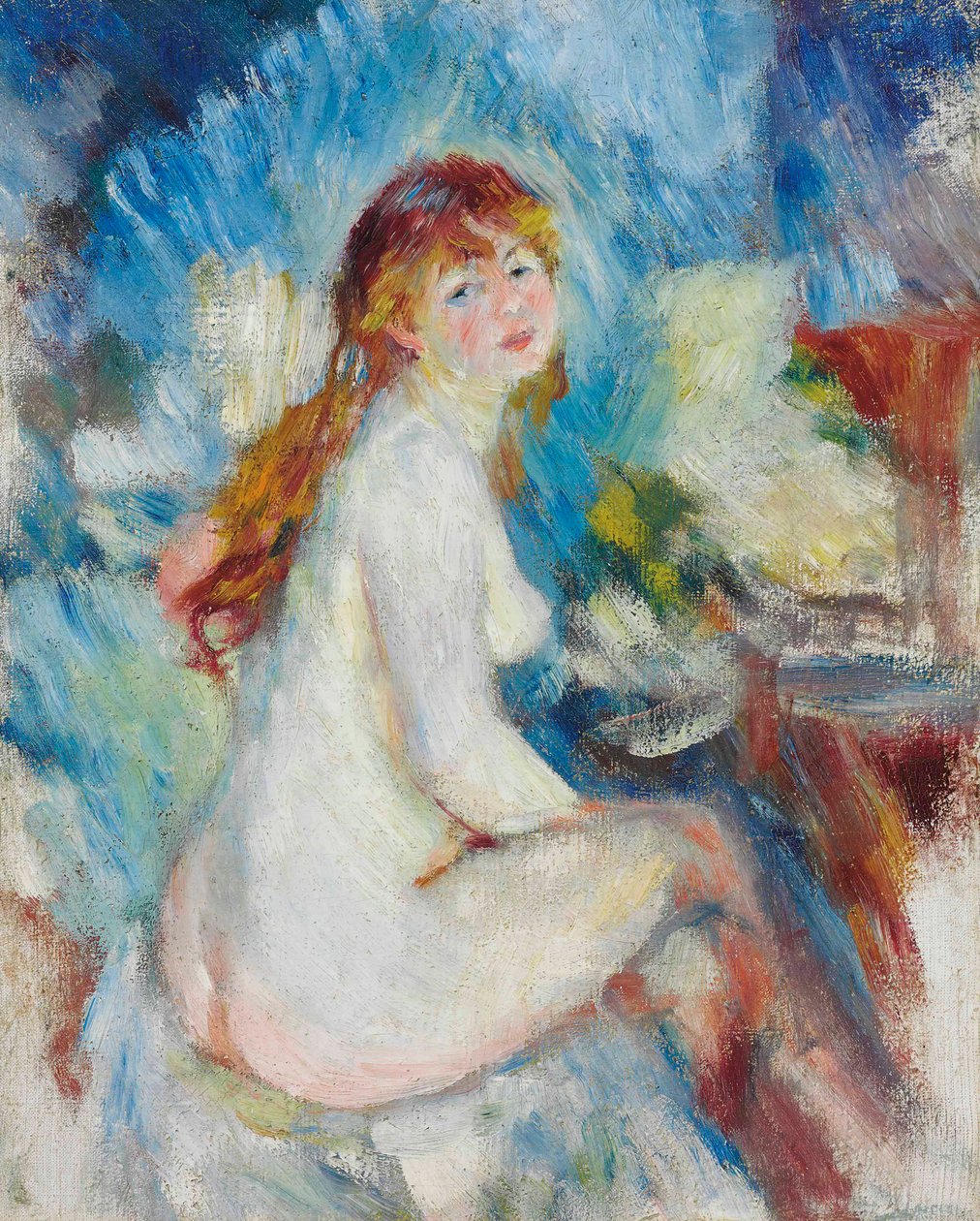 Buste de femme nue - Pierre Auguste Renoir
