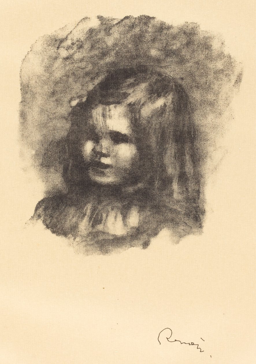 Claude Renoir, tourné à gauche, 1904 - Pierre Auguste Renoir