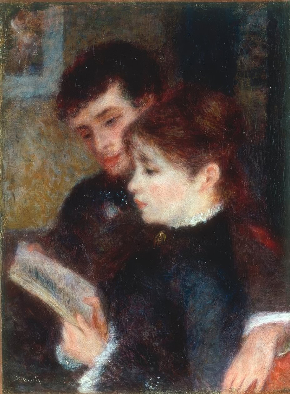 Couple lisant - Pierre Auguste Renoir