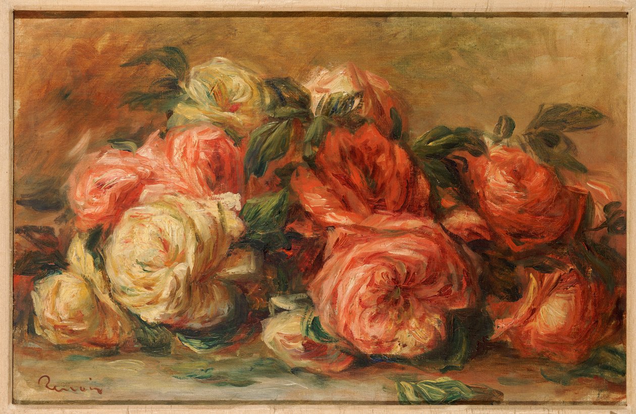 Roses abandonnées - Pierre Auguste Renoir