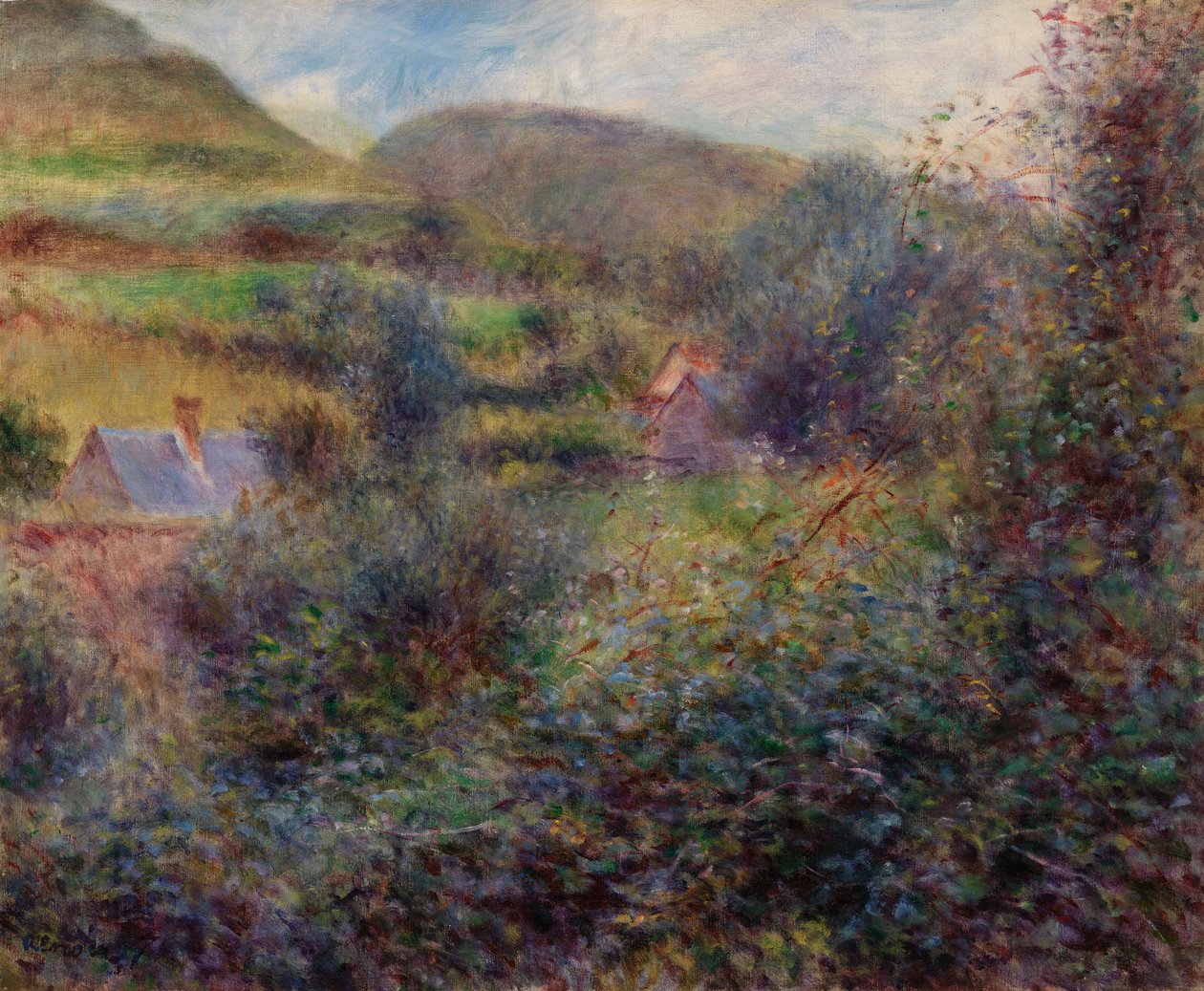 Environs de Berneval - Pierre-Auguste Renoir