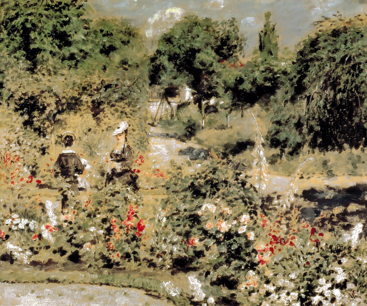 Jardin de Fontenay-aux-Roses, vers 1873-74 (huile sur toile) - Pierre Auguste Renoir