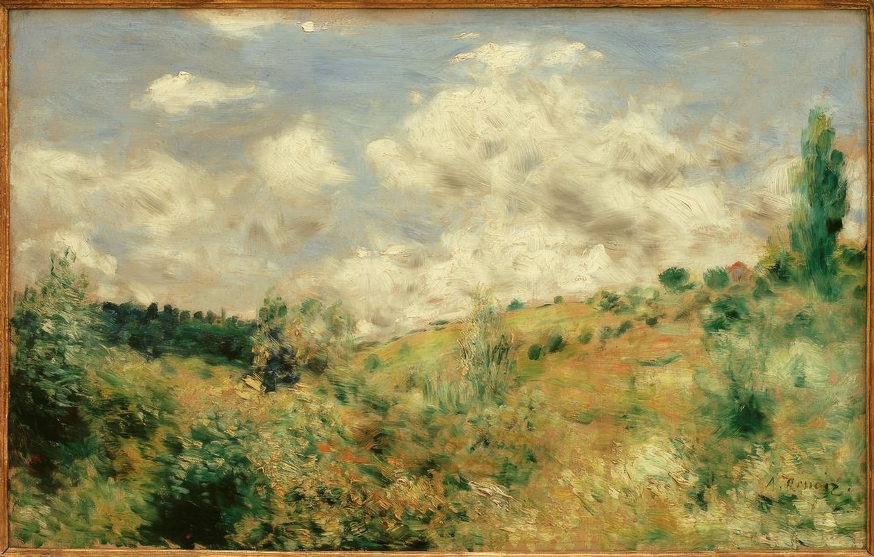 Grand vent. Le coup de vent. - Pierre Auguste Renoir