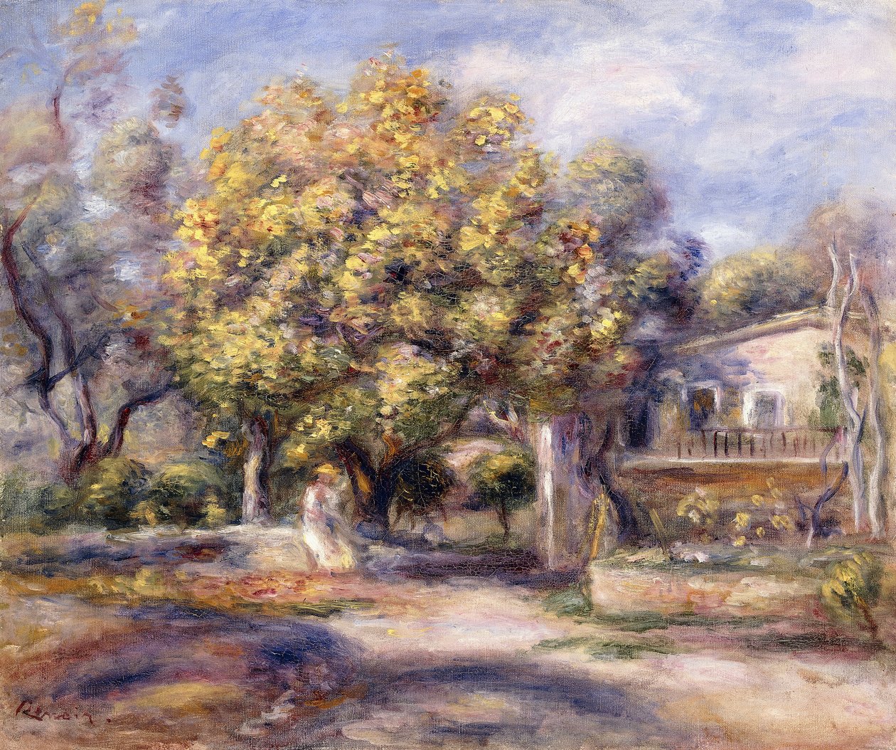 Maison à Cagnes, vers 1905 - Pierre Auguste Renoir
