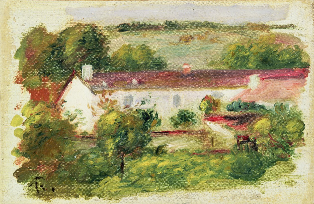 Maison à Essoyes - Pierre Auguste Renoir