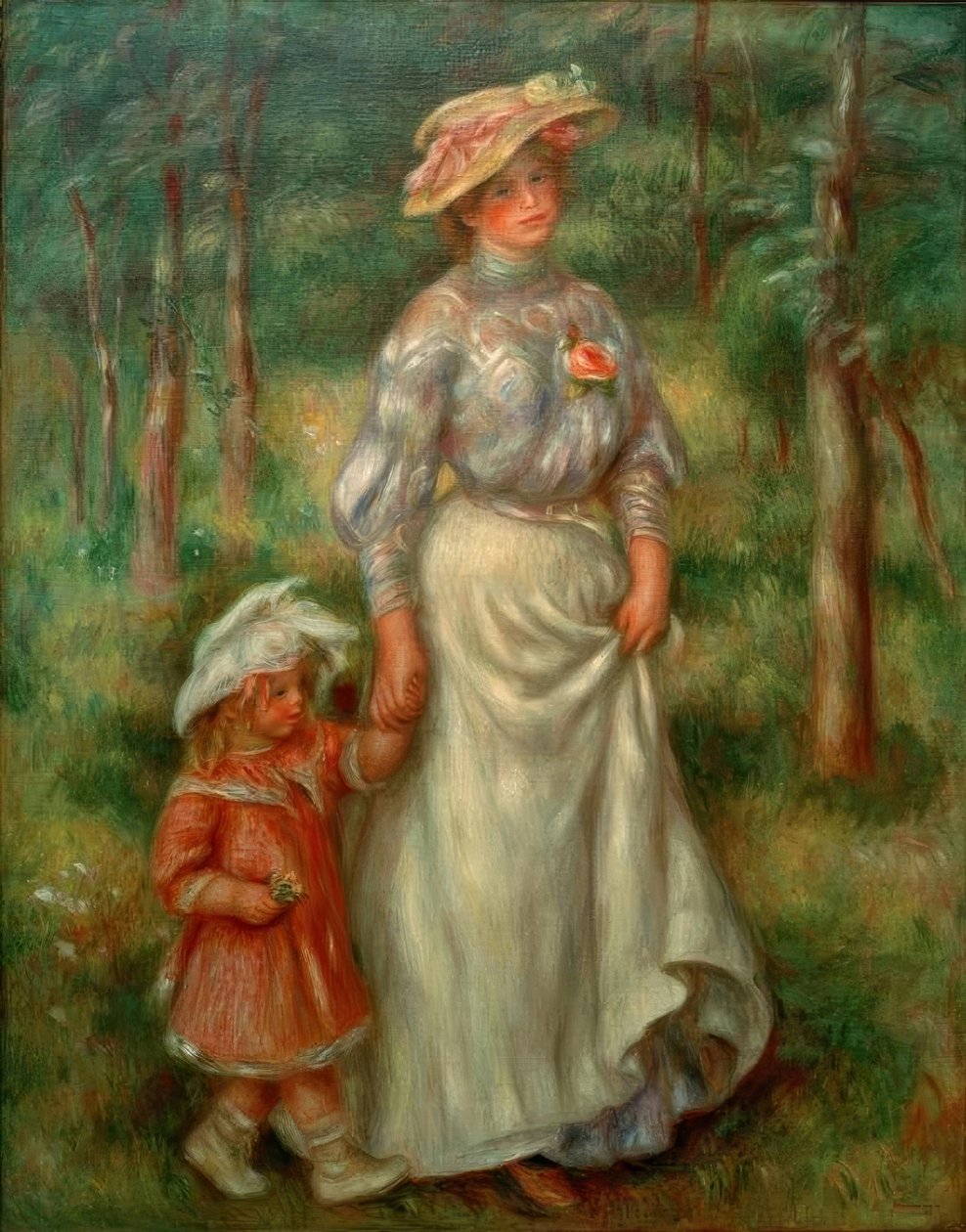 La promenade - Pierre Auguste Renoir