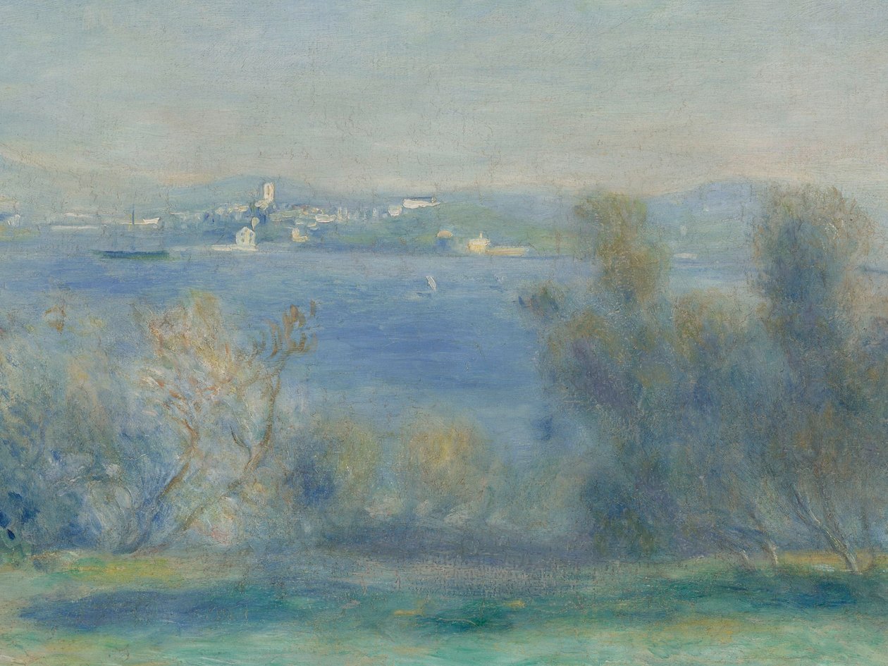 Paysage sur la Méditerranée (vue de Toulon) - Pierre Auguste Renoir