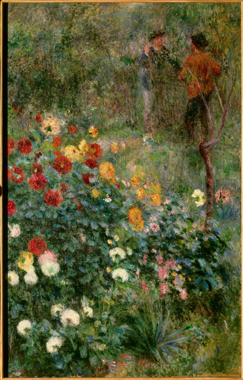 Le jardin rue Cortot à Montmartre Peinture de Pierre Auguste Renoir (1841-1919) 1876 Pittsburgh. Institute of Art - Pierre Auguste Renoir
