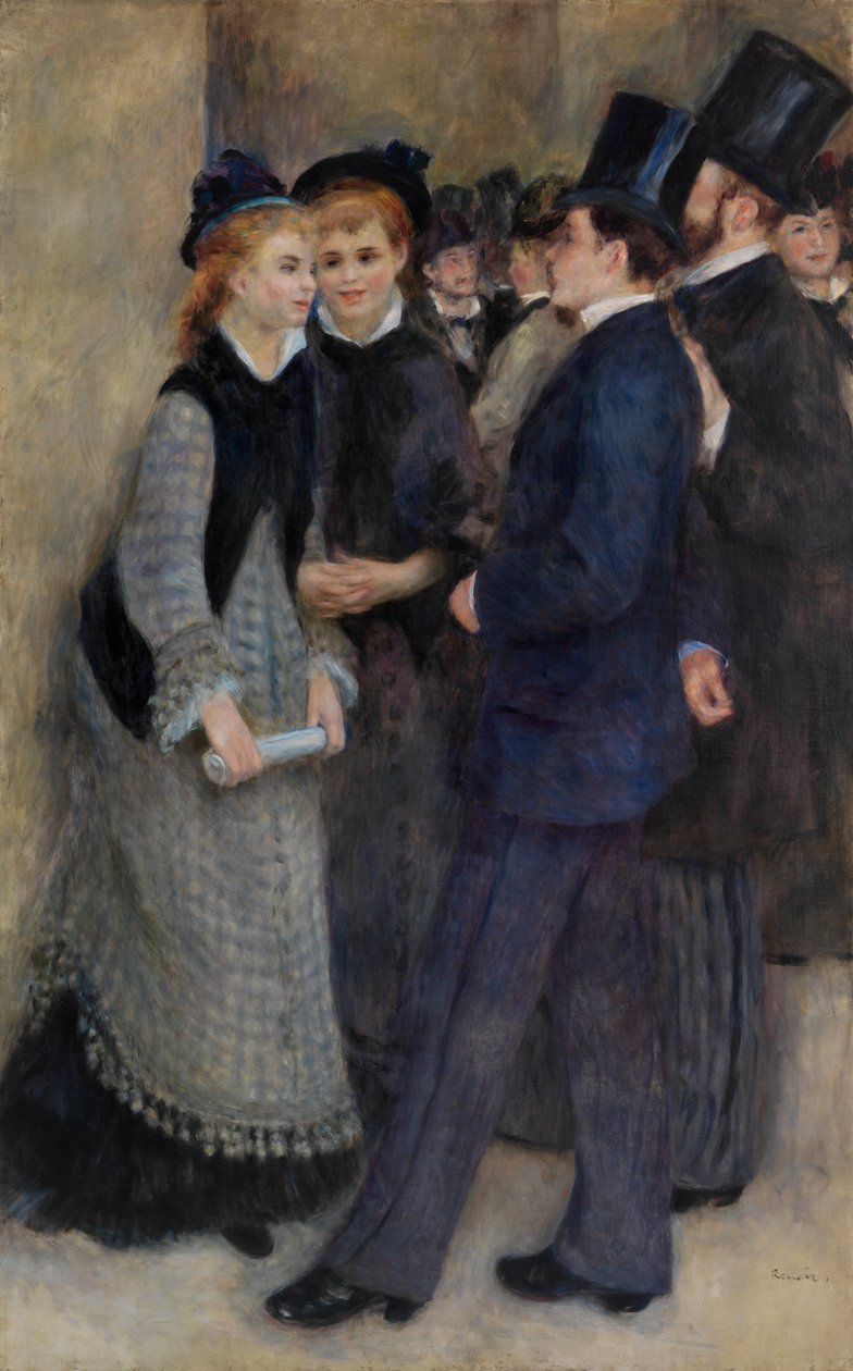 La Sortie du conservatoire - Pierre Auguste Renoir