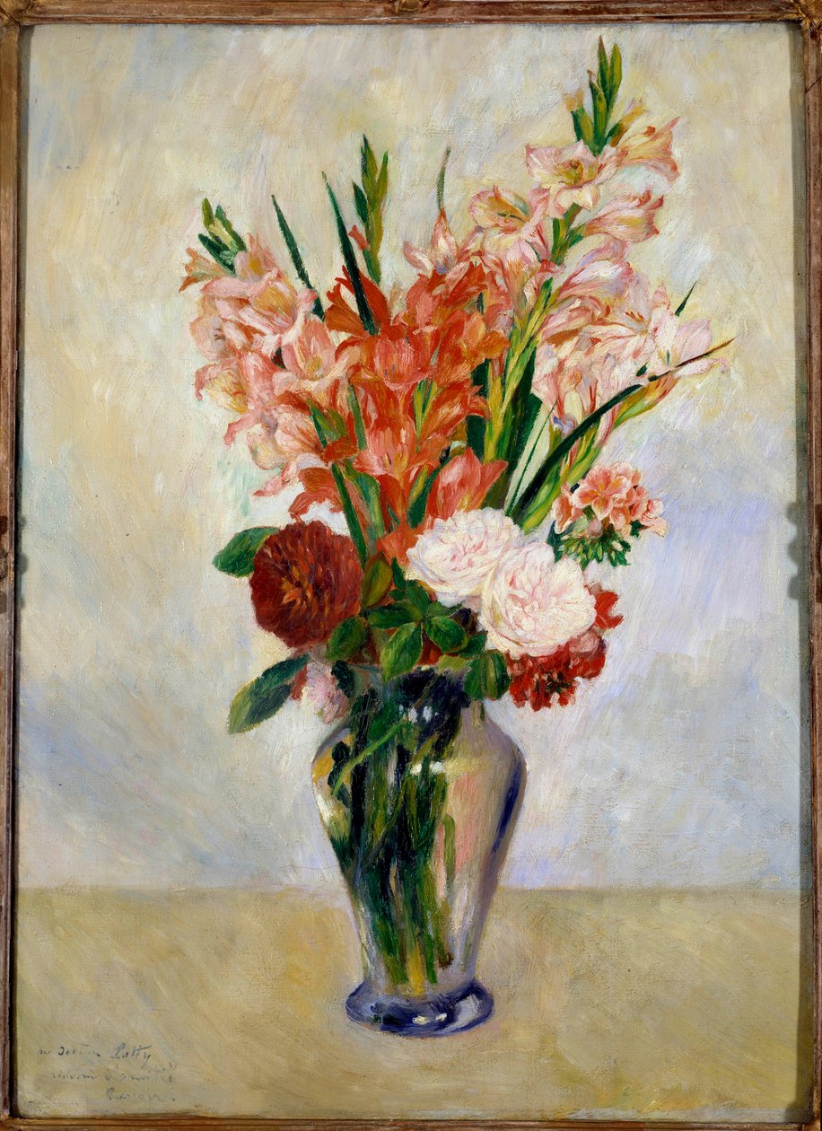 Les glaïeuls - Pierre Auguste Renoir