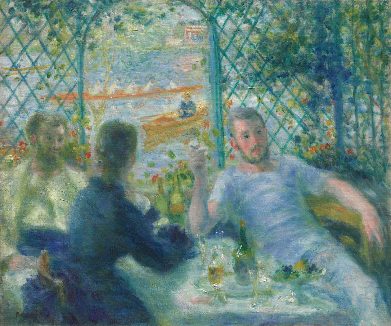 Déjeuner au restaurant Fournaise (The Rowers