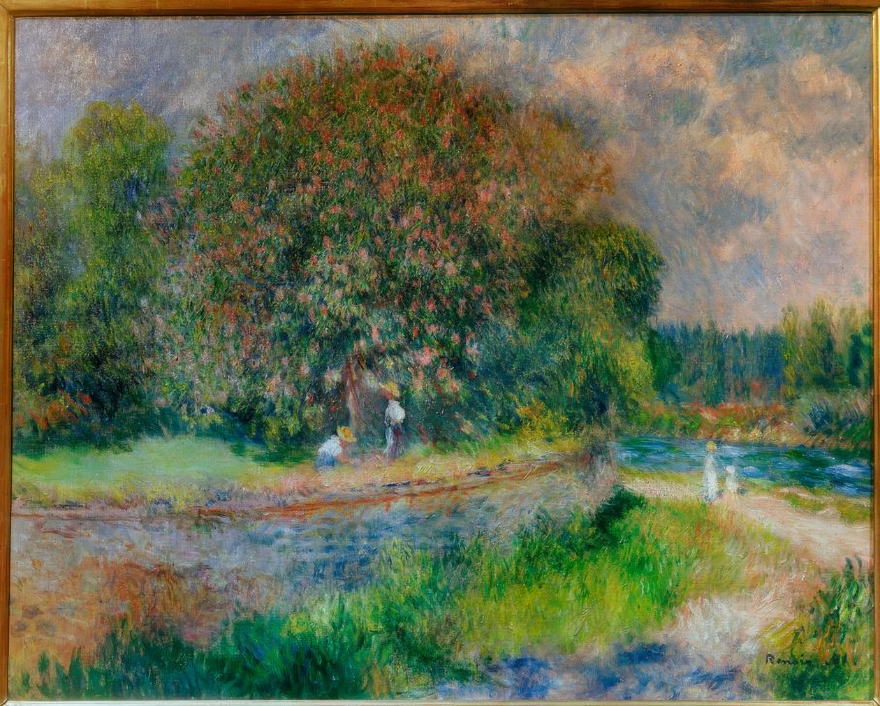 Marronnier en fleurs - Pierre Auguste Renoir