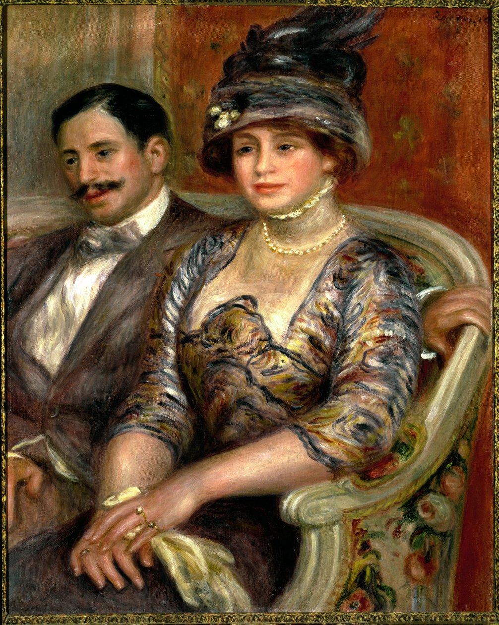 Monsieur et Madame Bernheim de Villers - Portrait de Gaston Bernheim de Villers - Pierre Auguste Renoir