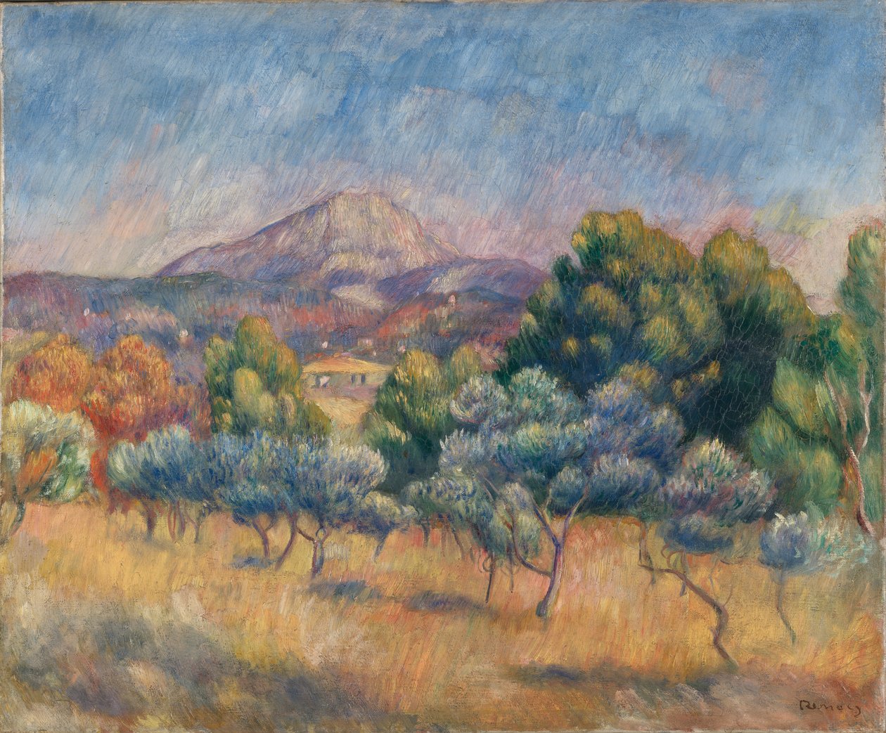Mont Sainte-Victoire - Pierre-Auguste Renoir