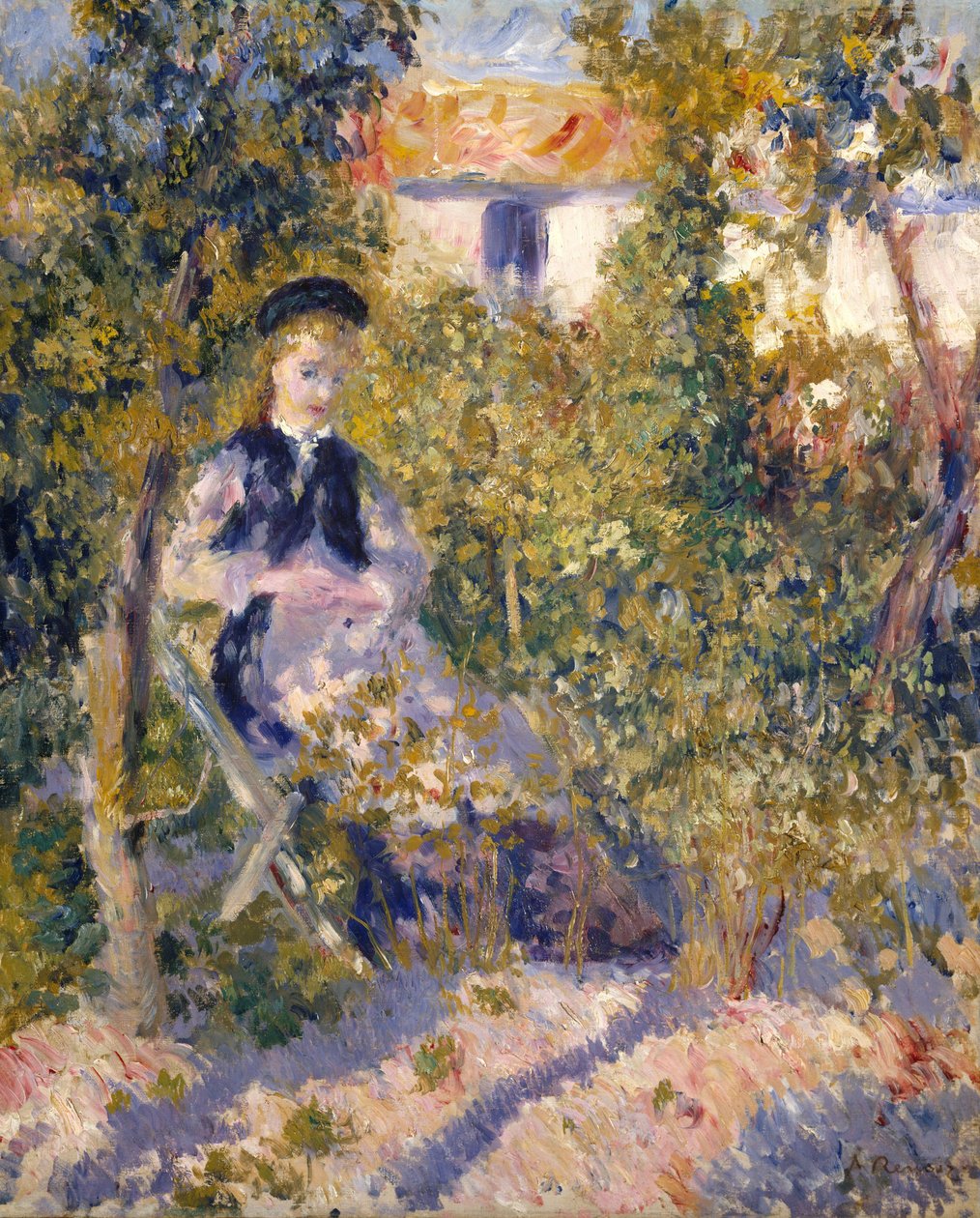 Nini dans le jardin - Pierre-Auguste Renoir