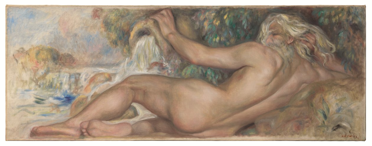 Nu dans un paysage ou Le Fleuve - Pierre Auguste Renoir