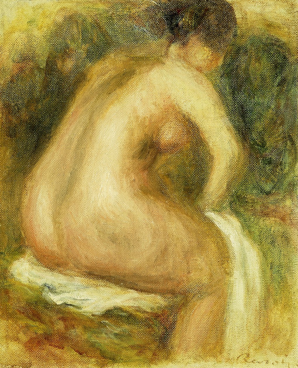 Femme nue assise, 1910 - Pierre Auguste Renoir