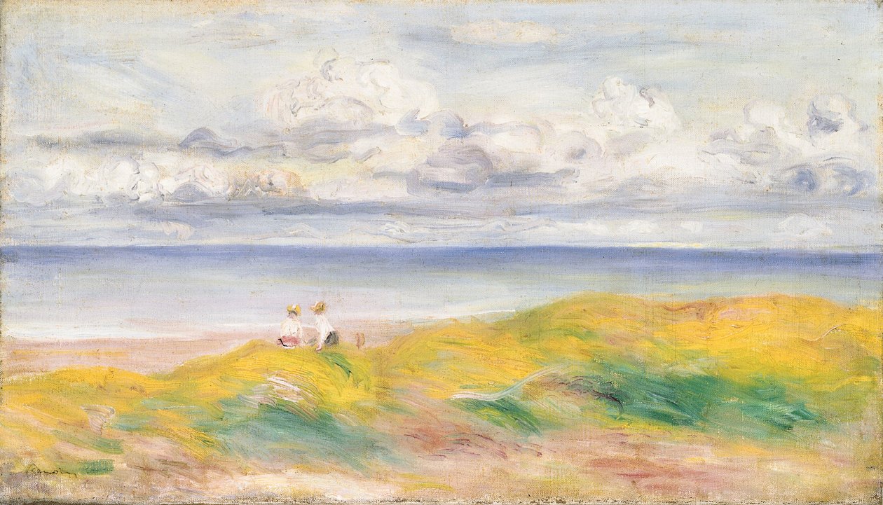 Sur les falaises - Pierre Auguste Renoir