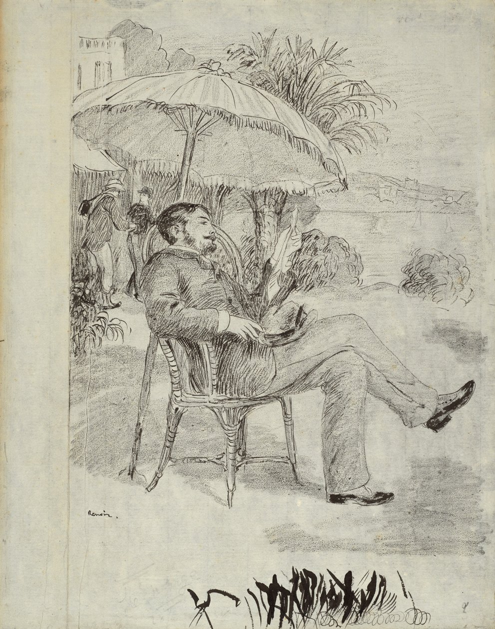 Sur la terrasse d