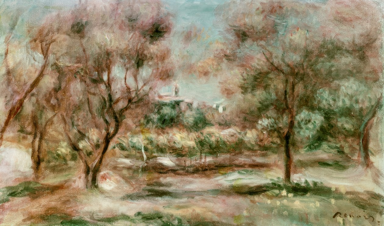 Paysage de Grasse - Pierre Auguste Renoir