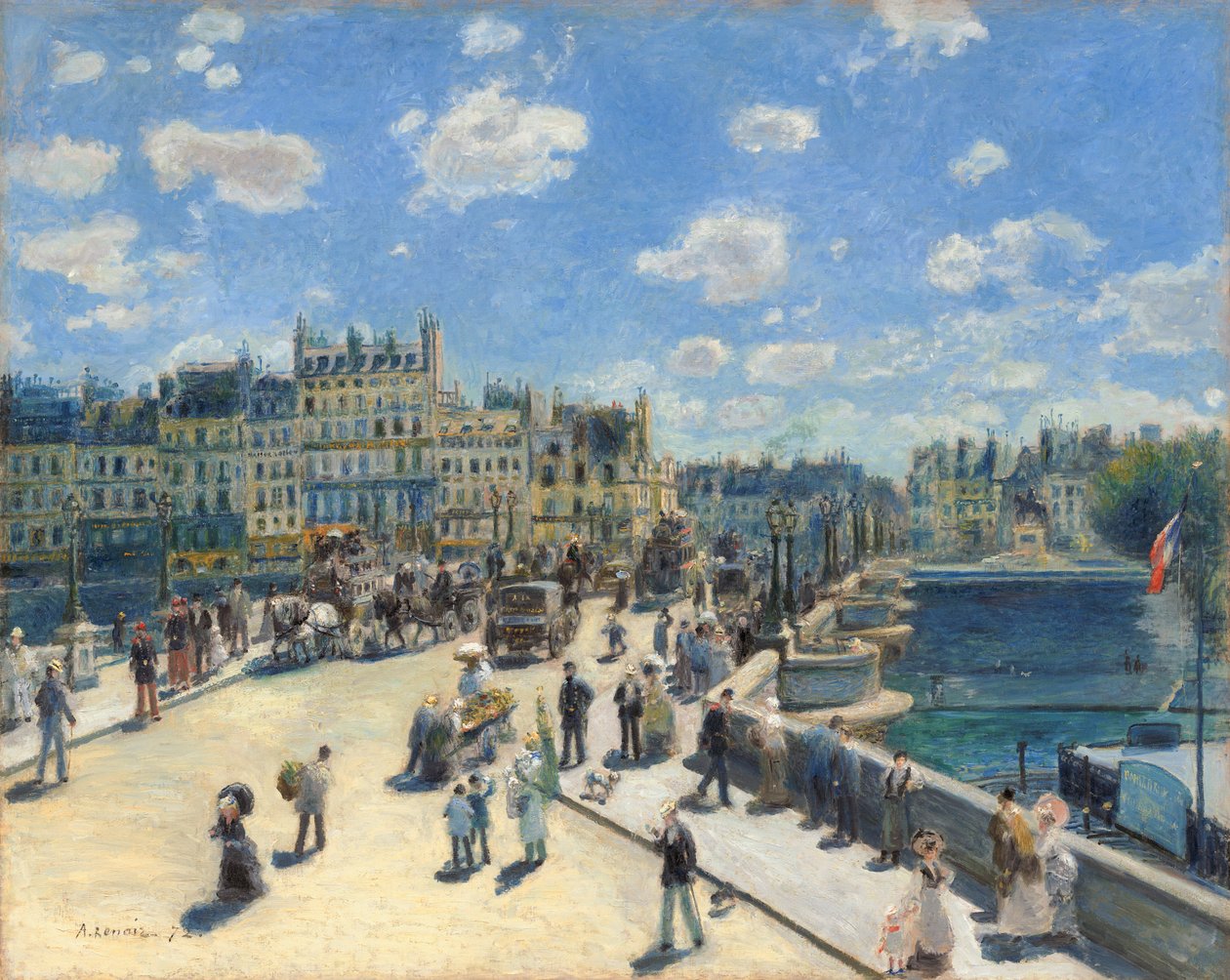 Pont Neuf, Paris - Pierre Auguste Renoir