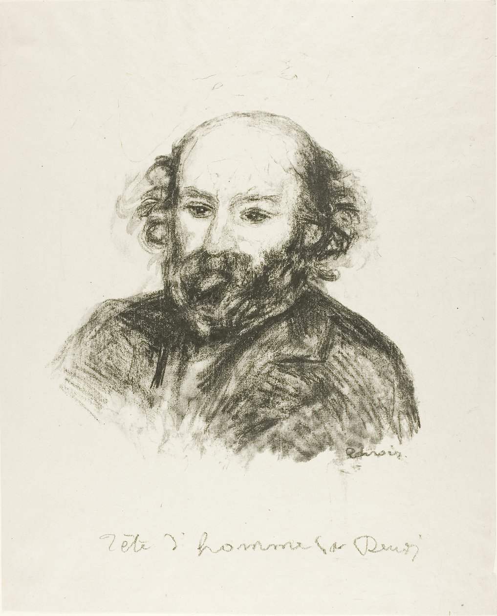 Portrait de Cézanne - Pierre Auguste Renoir