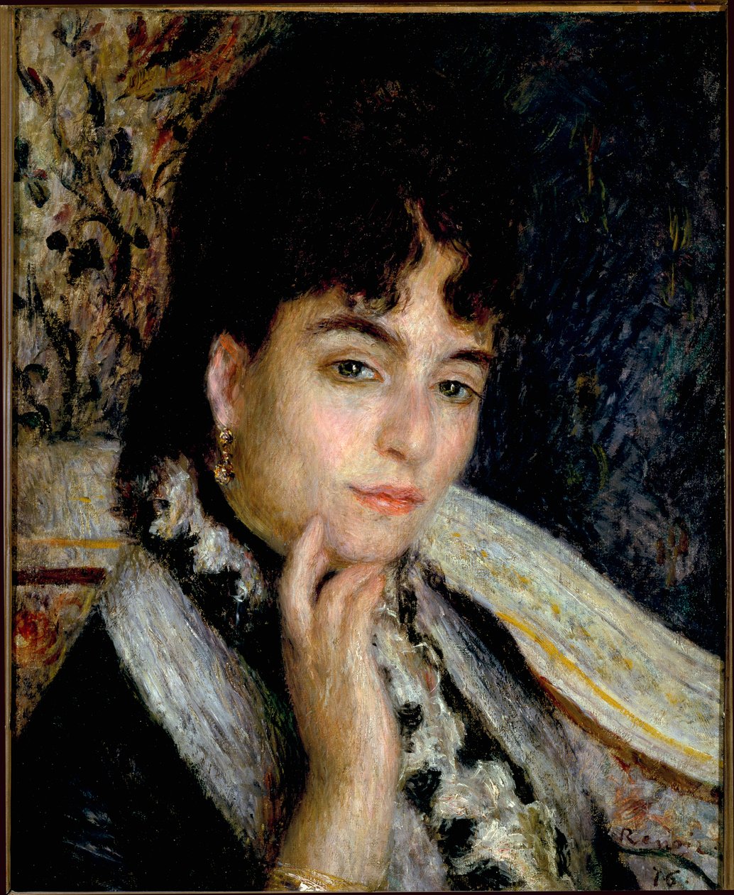 Portrait de Madame Alphonse Daudet - Pierre Auguste Renoir
