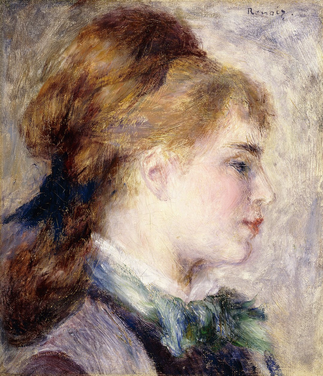 Portrait de Nina Lopez - Pierre Auguste Renoir
