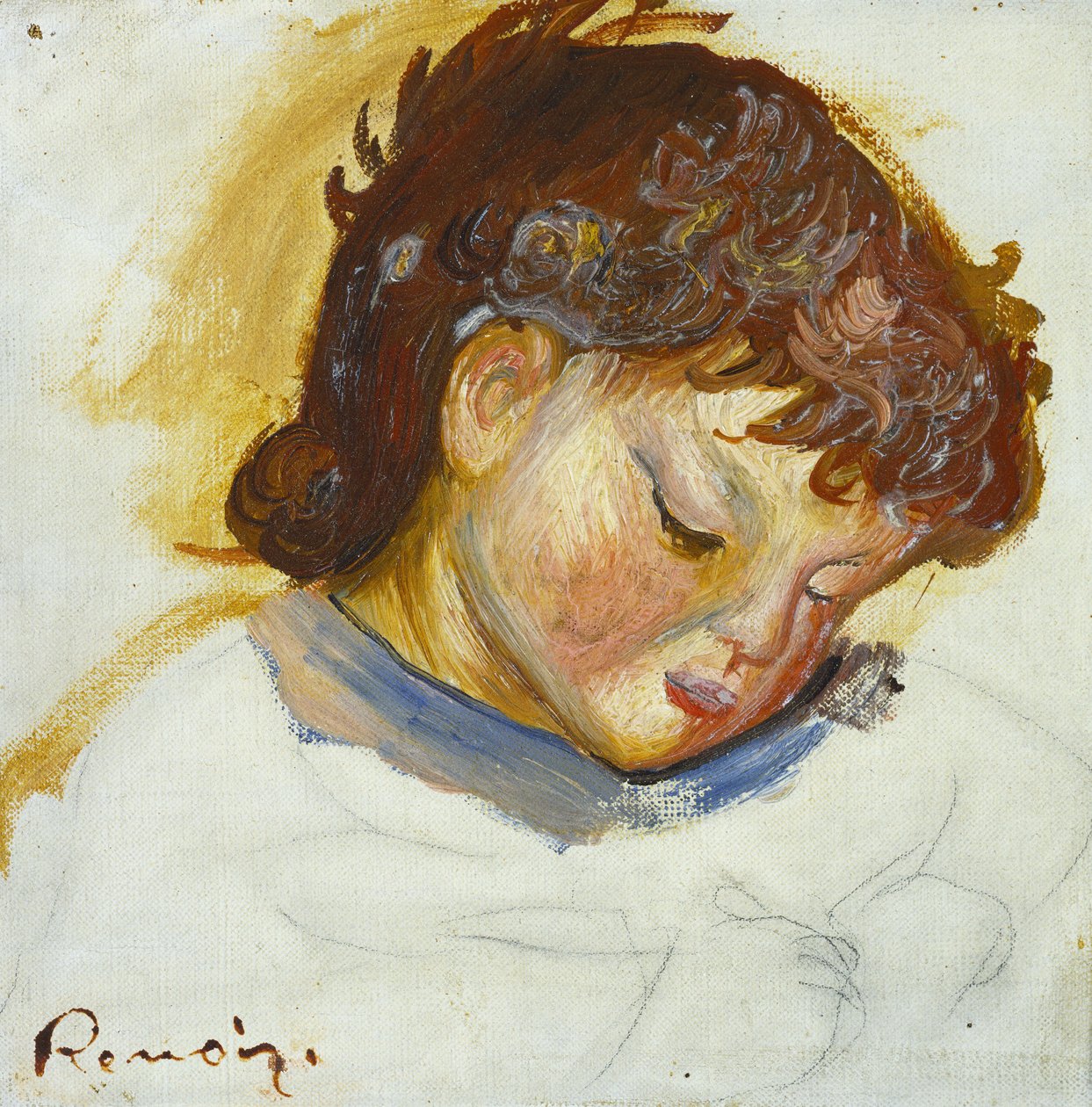 Portrait de Pierre Renoir, 1888 - Pierre Auguste Renoir