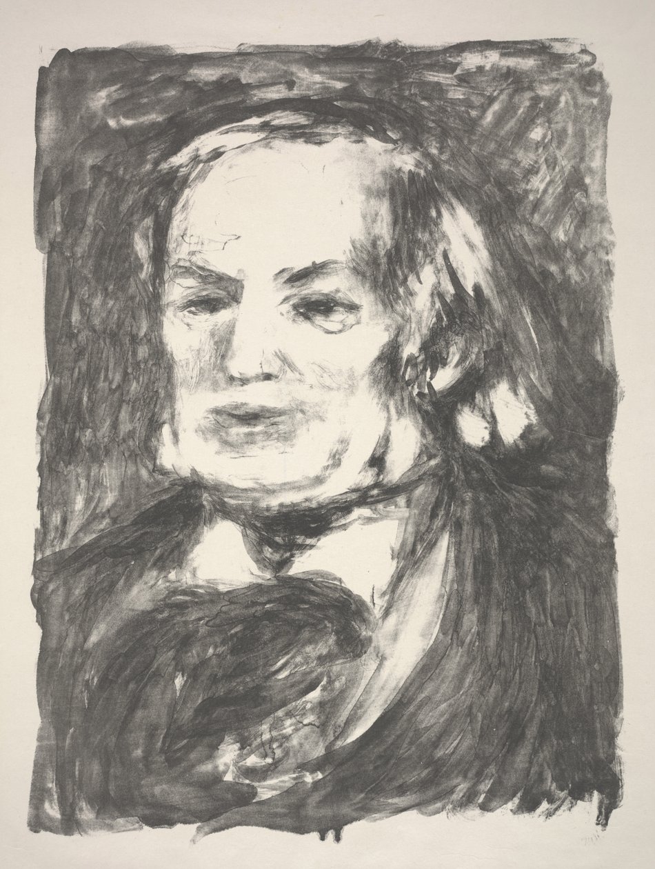 Portrait de Richard Wagner - Pierre-Auguste Renoir
