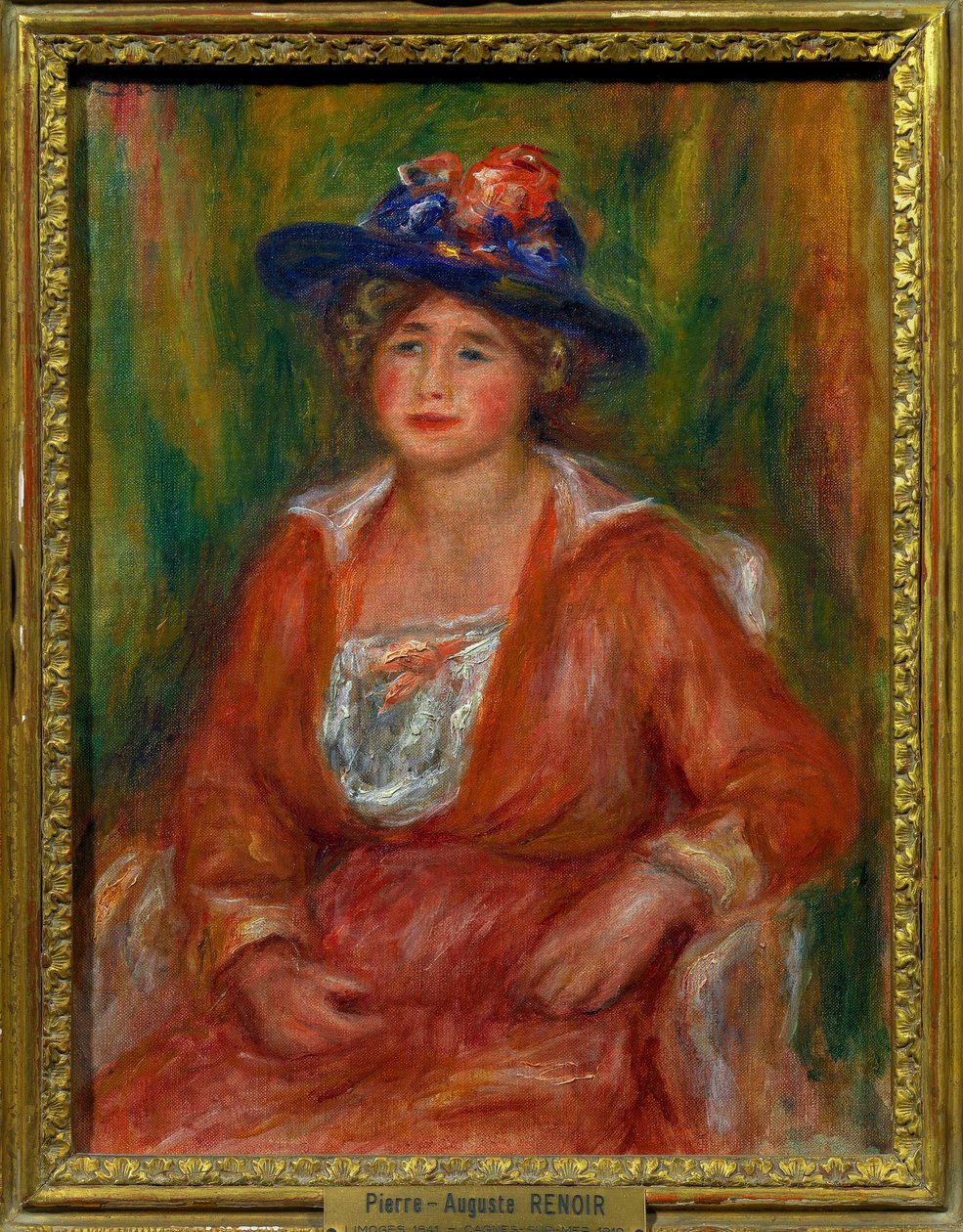 Portrait de femme assise - Pierre-Auguste Renoir