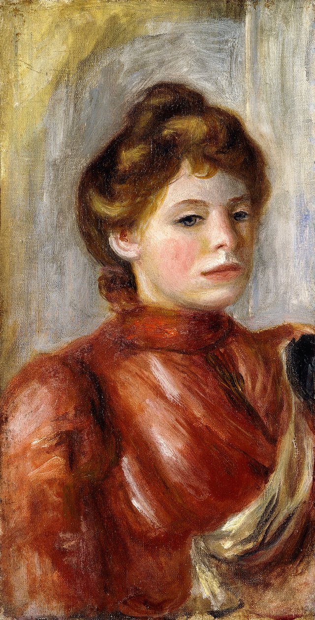 Portrait de Femme - Pierre Auguste Renoir