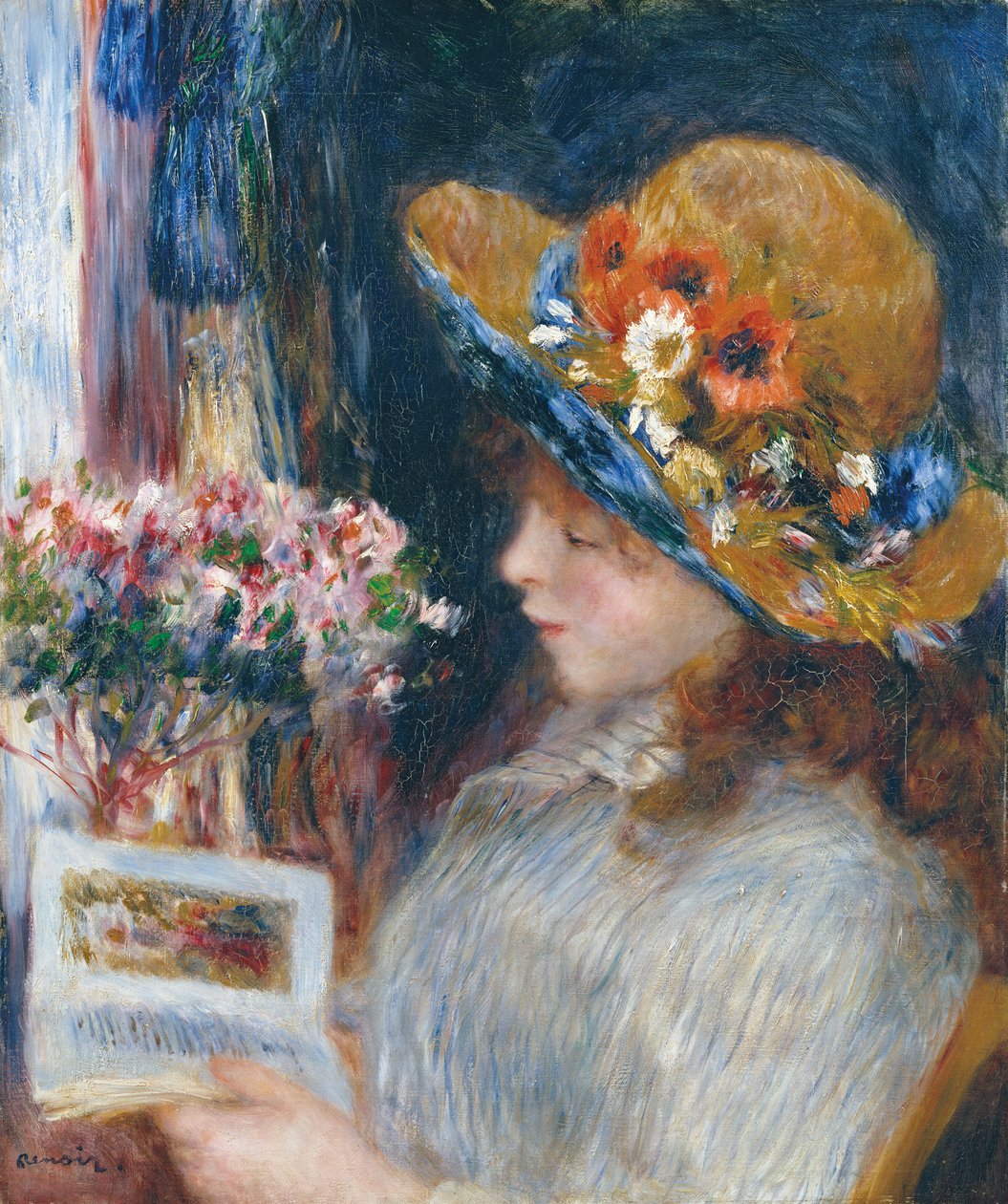Fille lisant - Pierre Auguste Renoir