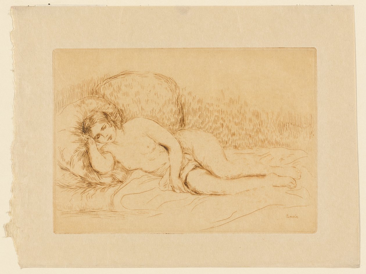 Nu allongé - Pierre Auguste Renoir