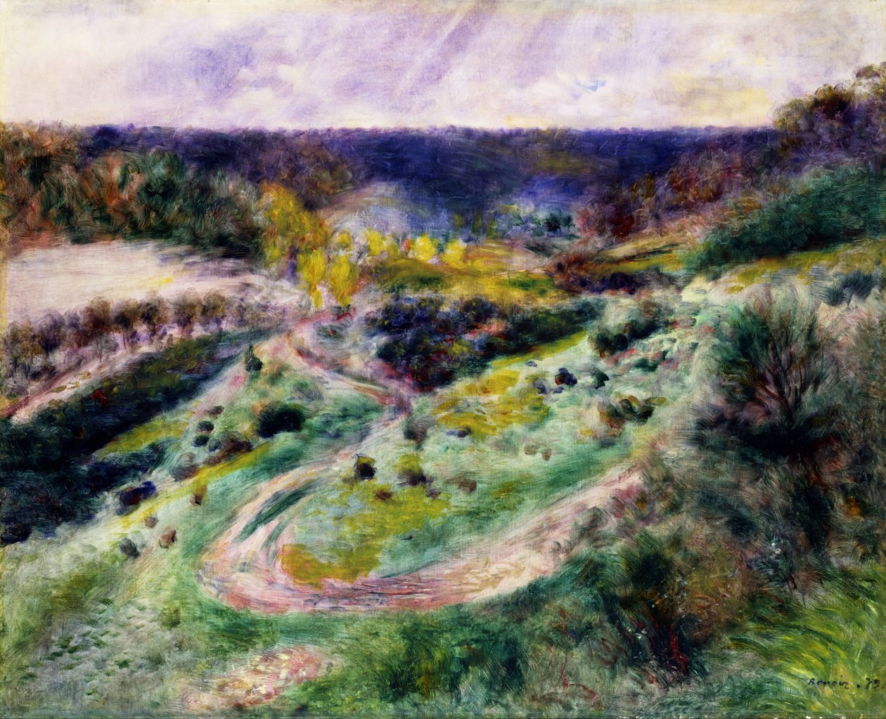 Route de Wargemont - Pierre Auguste Renoir
