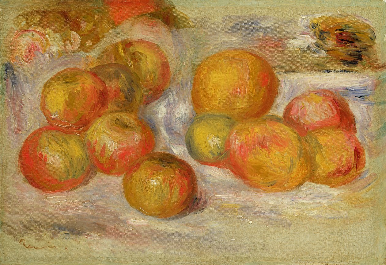Nature morte avec des pommes, c.1898 - Pierre Auguste Renoir