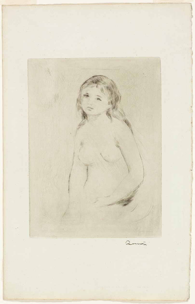 Étude pour une baigneuse - Pierre Auguste Renoir
